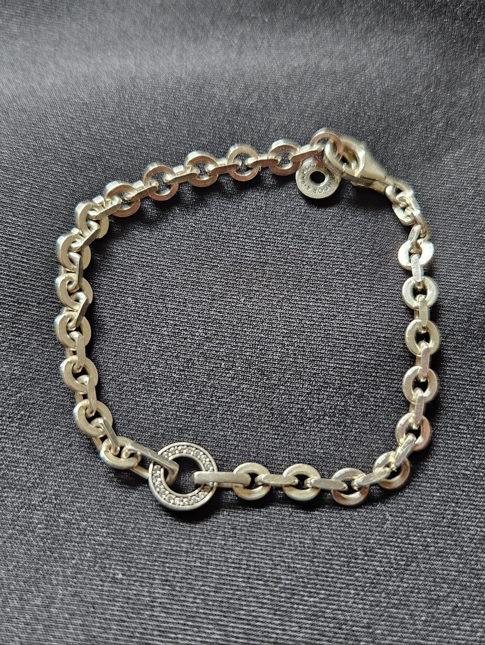 Pandora Signature Pave Bold Chain Bracelet